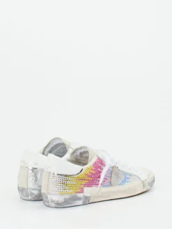 – Sneaker aus Veloursleder mit Strass*Philippe Model Online