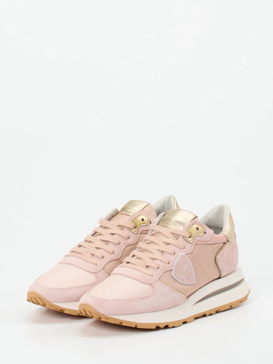 – Sneaker aus Veloursleder in Rosé*Philippe Model Discount