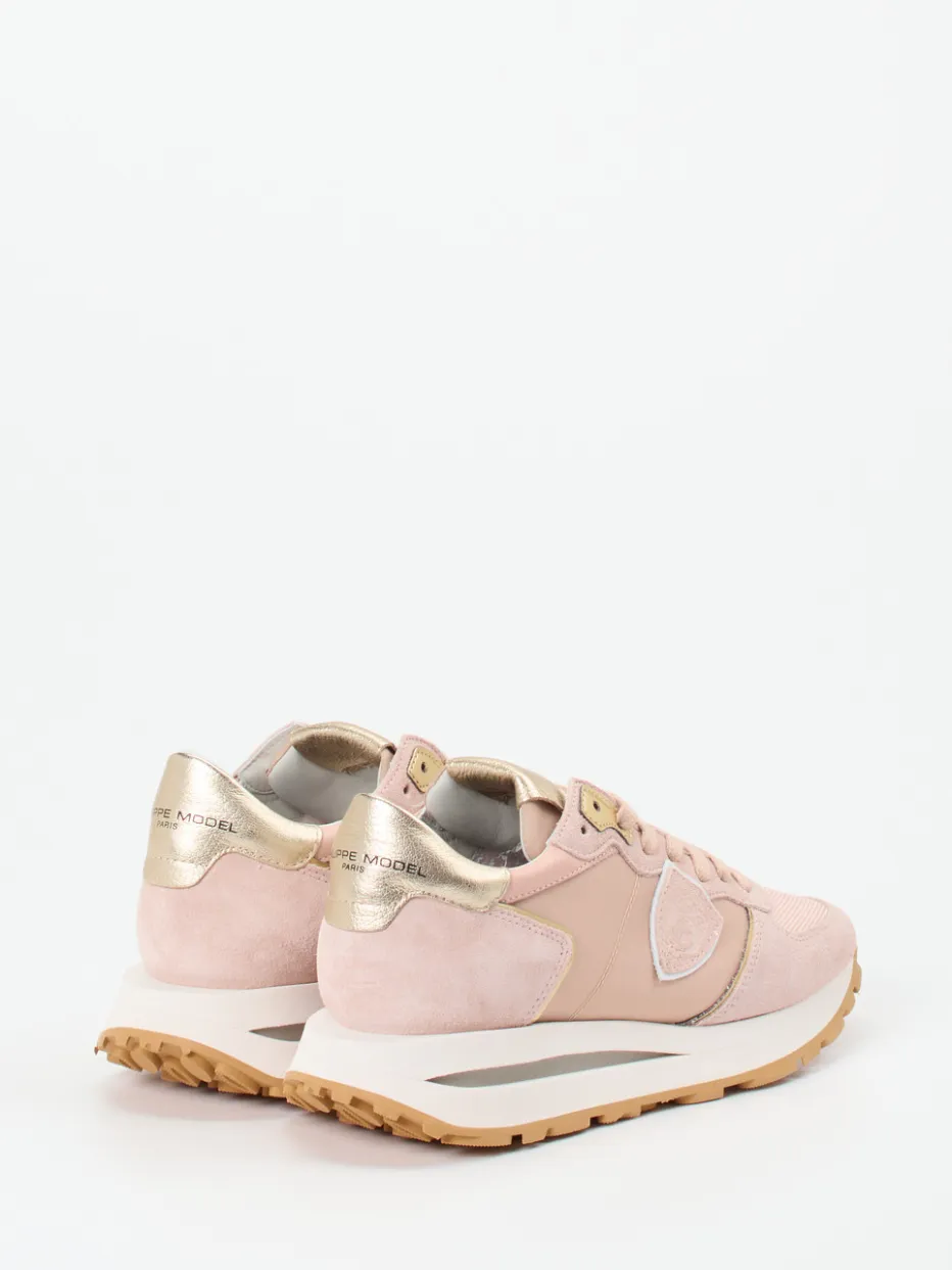 – Sneaker aus Veloursleder in Rosé*Philippe Model Discount