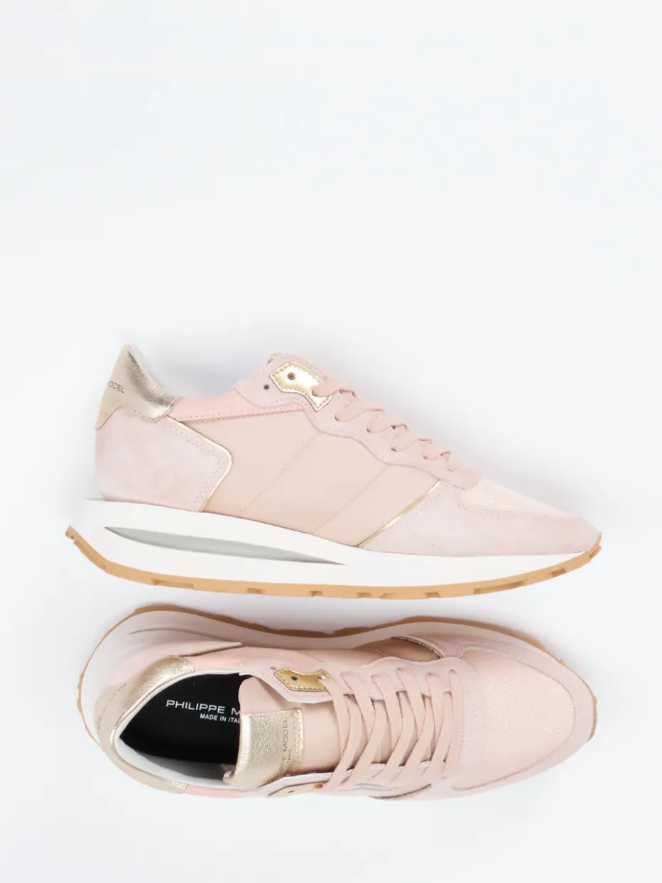 – Sneaker aus Veloursleder in Rosé*Philippe Model Discount