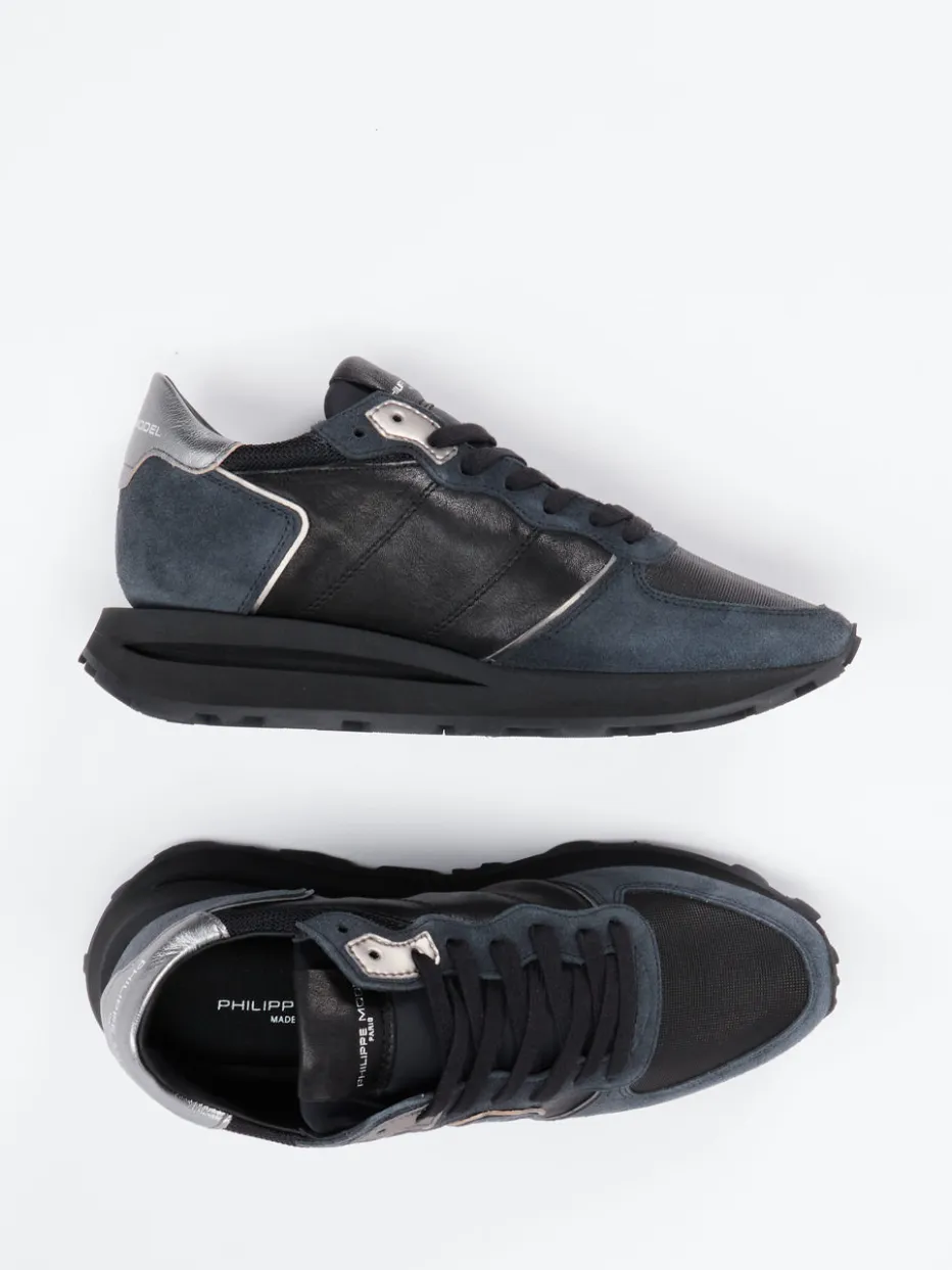 Damen Philippe Model – Sneaker aus Veloursleder und Leder