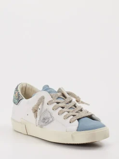 Damen Philippe Model – Sneaker aus Metallicleder in