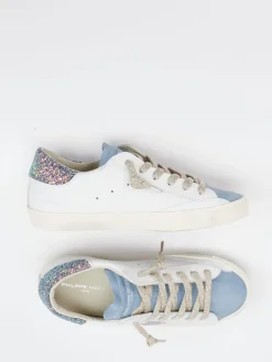 Damen Philippe Model – Sneaker aus Metallicleder in