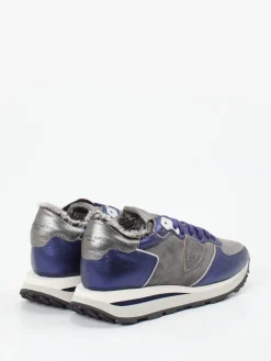 – Sneaker aus Veloursleder Metallic*Philippe Model Online