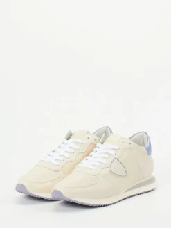 Damen Philippe Model – Sneaker aus Kalbleder in Creme