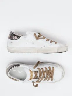 – Sneaker aus Glattleder in Gold*Philippe Model Sale