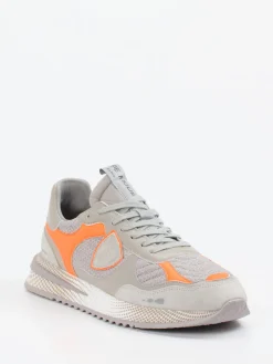 Herren Philippe Model – Sneaker aus Textil und Veloursleder