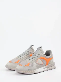 Herren Philippe Model – Sneaker aus Textil und Veloursleder