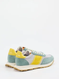 Herren Philippe Model – Sneaker aus Veloursleder und Nylon