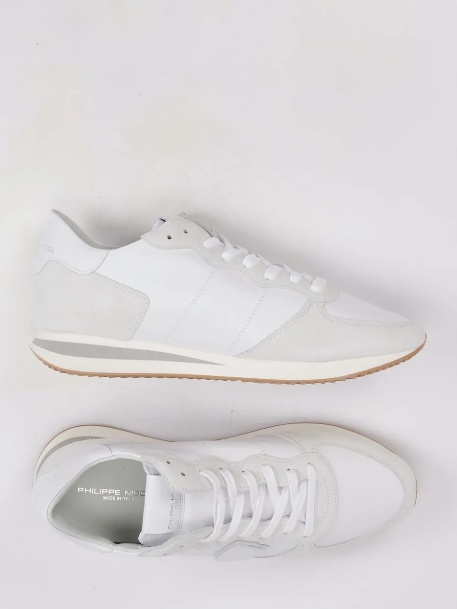 – Sneaker aus Veloursleder und Nappa*Philippe Model Discount