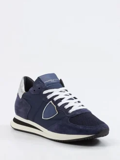 Damen Philippe Model – Sneaker aus Veloursleder und Nylon