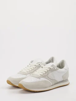 – Sneaker aus Leder-Mix in Offwhite*Philippe Model