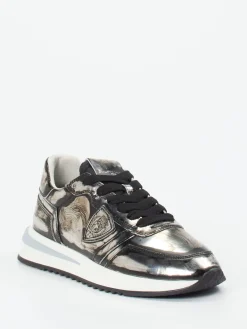 Damen Philippe Model – Sneaker aus Metallicleder