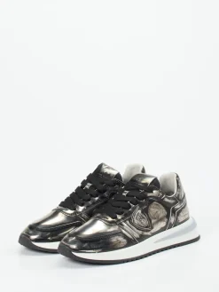 Damen Philippe Model – Sneaker aus Metallicleder