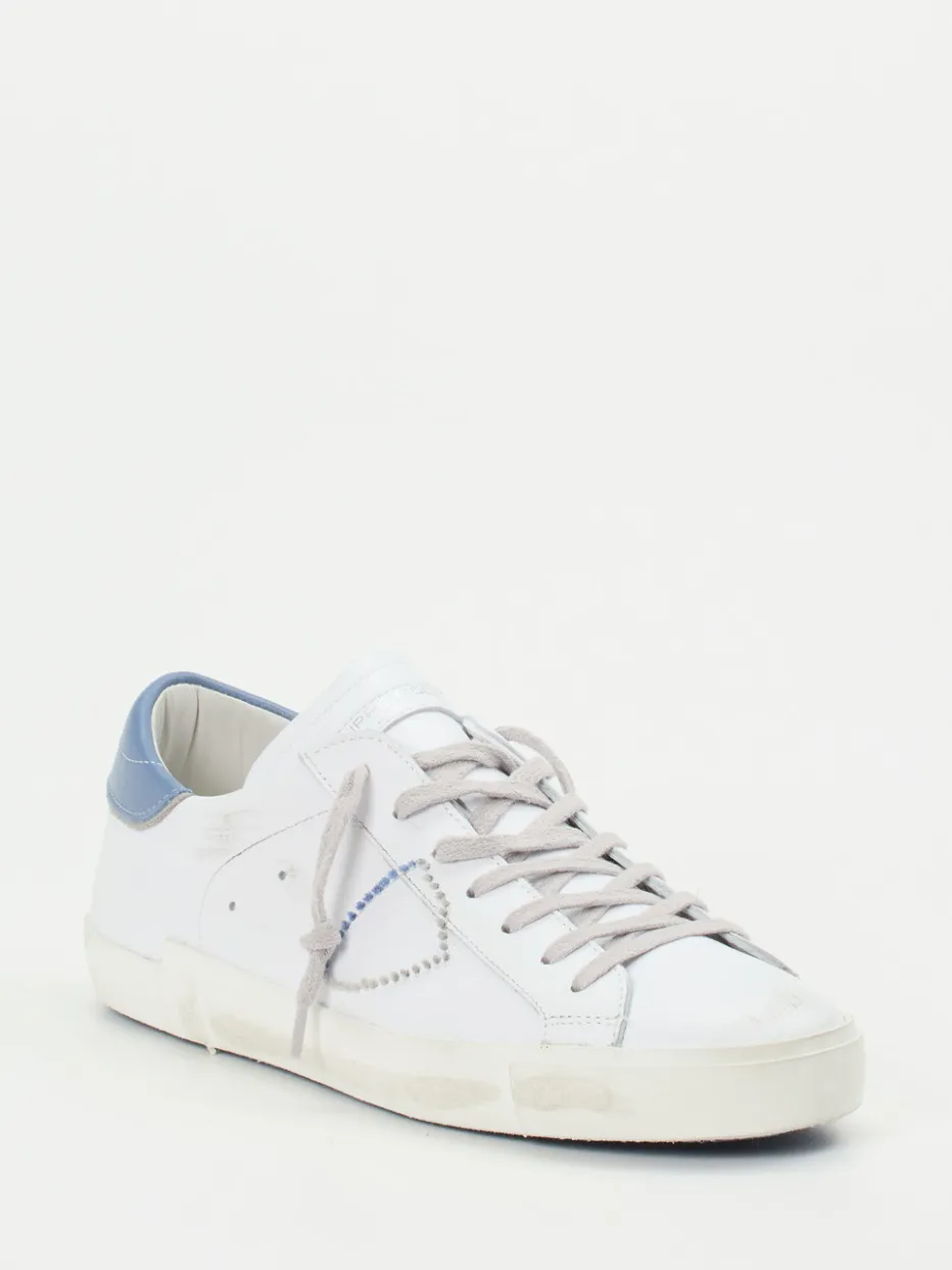 Herren Philippe Model – Sneaker aus Kalbleder Used-Look