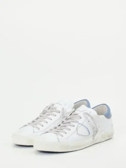 Herren Philippe Model – Sneaker aus Kalbleder Used-Look