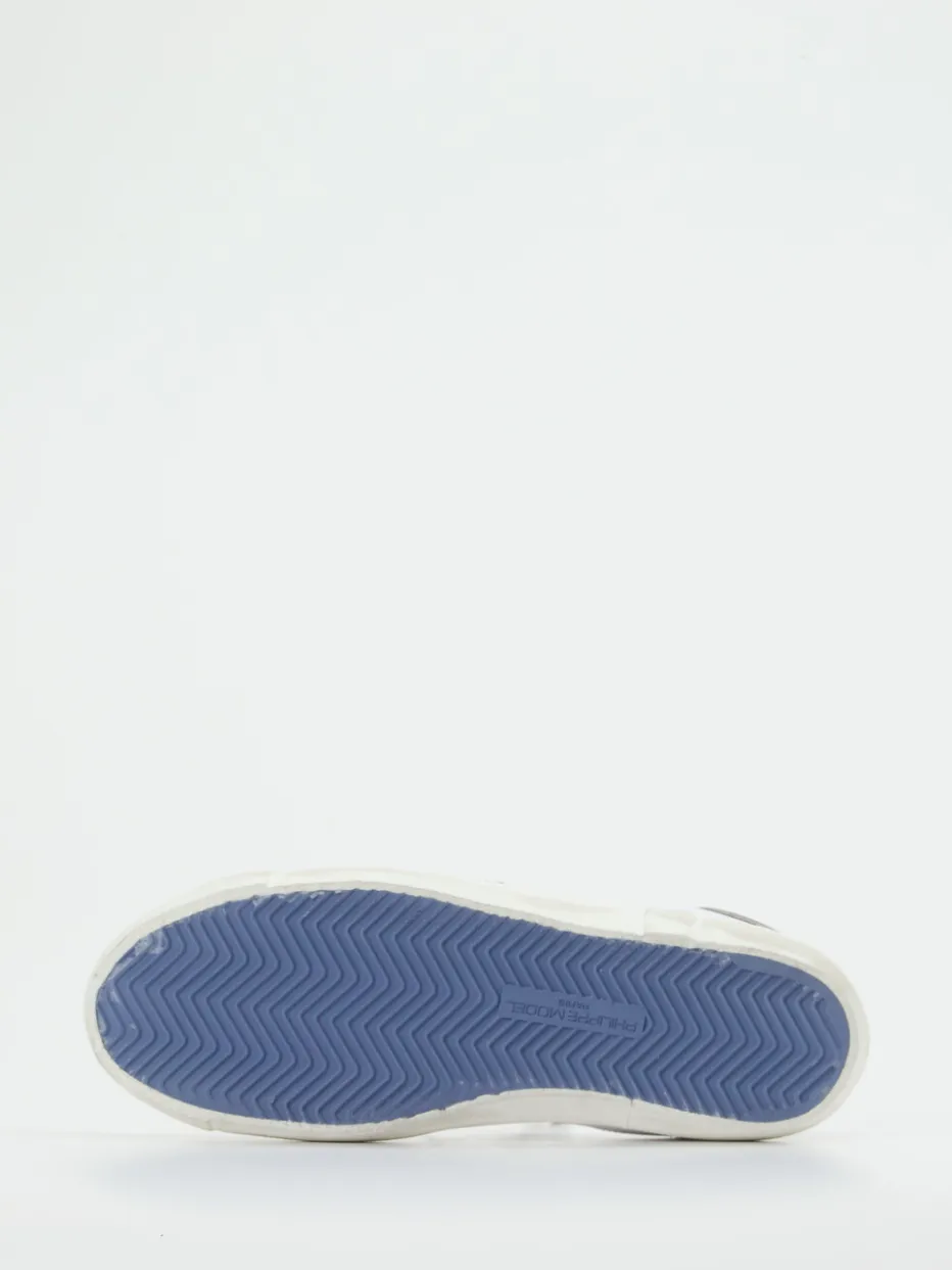 Herren Philippe Model – Sneaker aus Kalbleder Used-Look