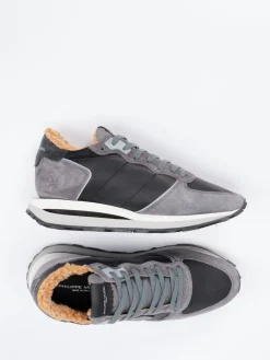 Herren Philippe Model – Sneaker aus Veloursleder