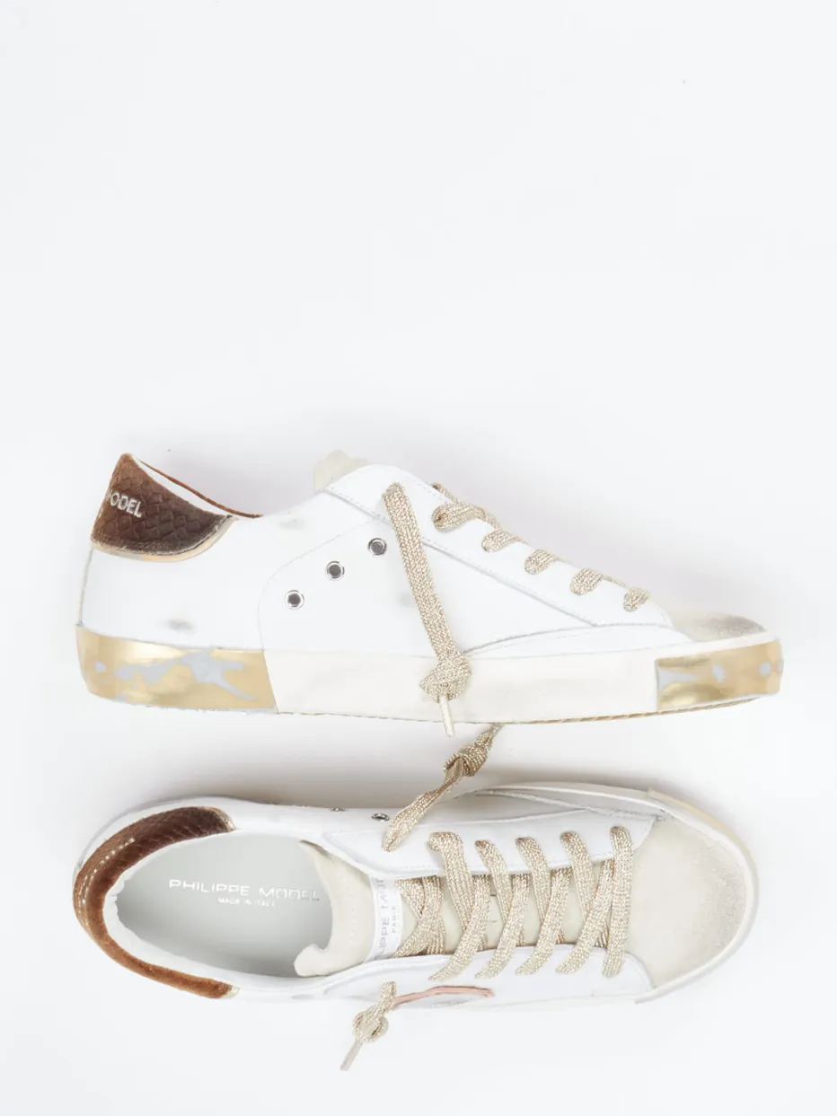 – Sneaker aus Velours- und Glattleder*Philippe Model Discount