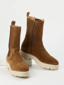 – Chelsea Boots aus Veloursleder cognac*Piedi Nudi Clearance