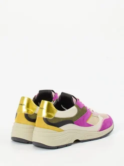 – Chunky Sneaker aus Veloursleder color*Piedi Nudi