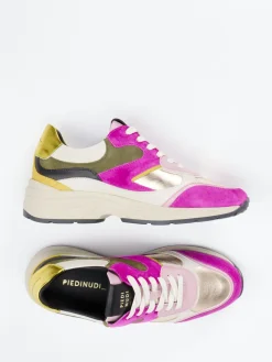 – Chunky Sneaker aus Veloursleder color*Piedi Nudi