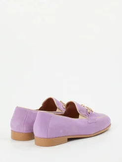 – Loafer aus Veloursleder in Flieder*Piedi Nudi Hot