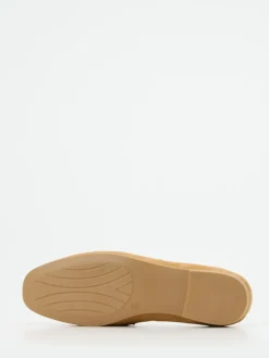 Damen Piedi Nudi – Loafer aus Veloursleder honig
