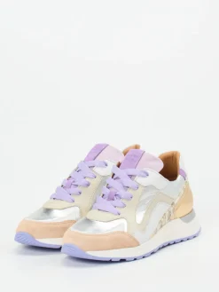 – Low-Top-Sneaker aus Metallicleder color*Piedi Nudi New