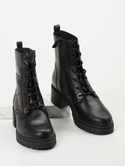 Damen Piedi Nudi – Schnürboots aus Kalbleder