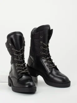 Damen Piedi Nudi – Schnürboots aus Kalbleder