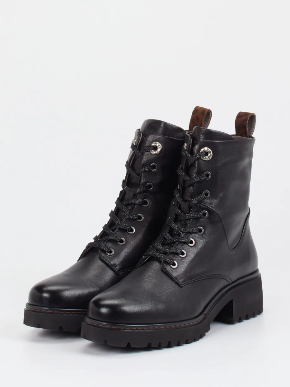 Damen Piedi Nudi – Schnürstiefelette aus Kalbleder