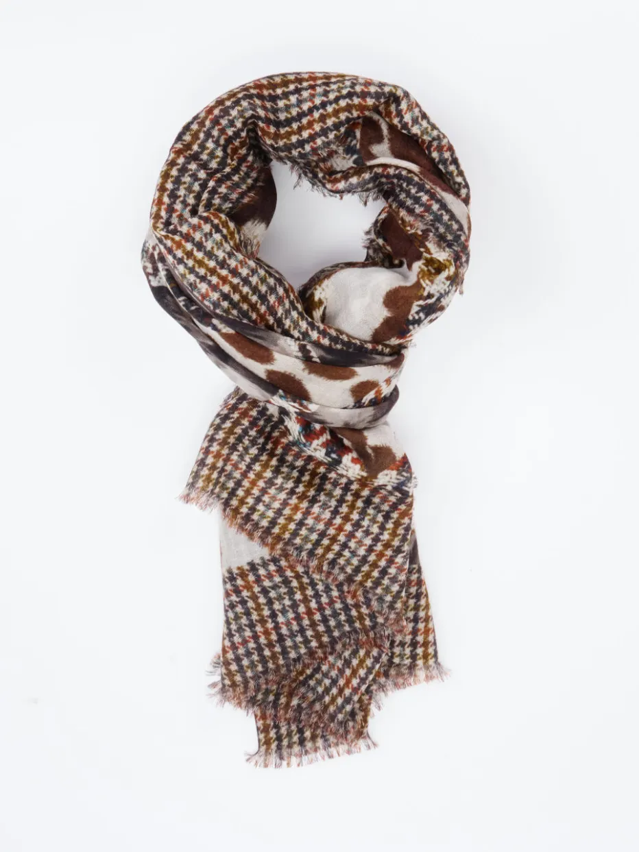 – Langschal aus Kaschmir mit Print-Mix*Pierre-Louis Mascia