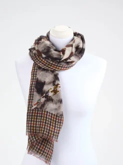 – Langschal aus Kaschmir mit Print-Mix*Pierre-Louis Mascia