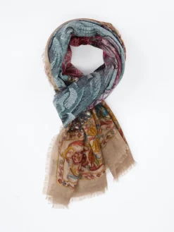 Damen Pierre-Louis Mascia – Schal aus Kaschmir mit Blumenmuster