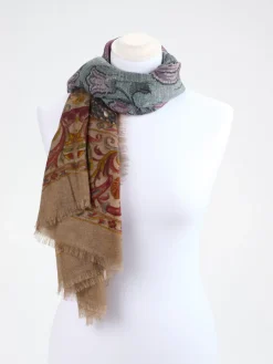 Damen Pierre-Louis Mascia – Schal aus Kaschmir mit Blumenmuster