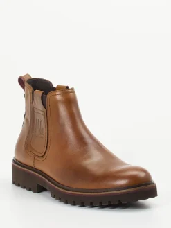 Herren Pius Gabor – Chelsea Boots aus Kalbleder cognac