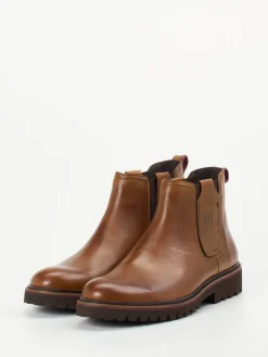 Herren Pius Gabor – Chelsea Boots aus Kalbleder cognac