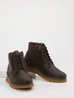 – Schnürboots aus Leder dunkel*Pius Gabor Online