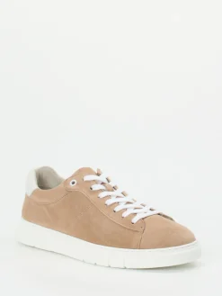 Herren Pius Gabor – Sneaker aus Veloursleder sandbeige