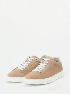 Herren Pius Gabor – Sneaker aus Veloursleder sandbeige