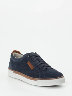 Herren Pius Gabor – Sneaker aus Veloursleder Dunkel