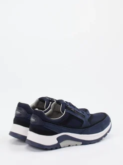 Herren Pius Gabor – Sneaker aus Veloursleder und Mesh marine