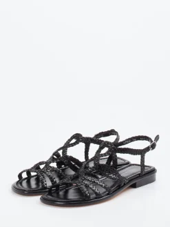 Damen Pons Quintana – Flecht-Sandale aus Leder