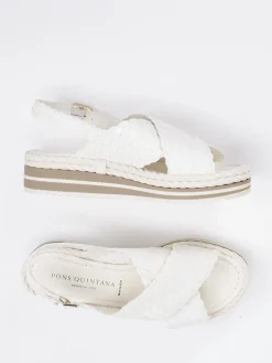 – Plateau-Sandalen aus Flechtleder*Pons Quintana Clearance