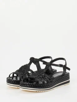 – Plateau-Sandale aus Flechtleder*Pons Quintana Outlet