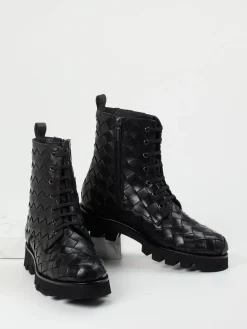 Damen Pons Quintana – Schnürboots aus Flechtleder