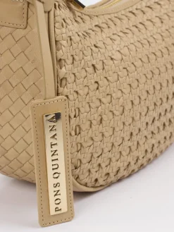 – Schultertasche aus Textil mit Flechtstruktur*Pons Quintana Best