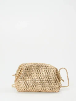 Damen Pons Quintana – Schultertasche aus Flechtleder