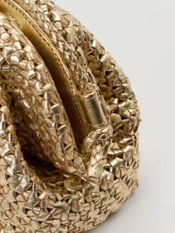 Damen Pons Quintana – Schultertasche aus Flechtleder